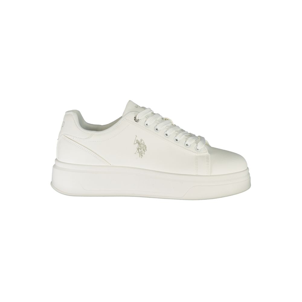 U.S. POLO ASSN. Bianco Polyurethane Uomo Sneaker - White