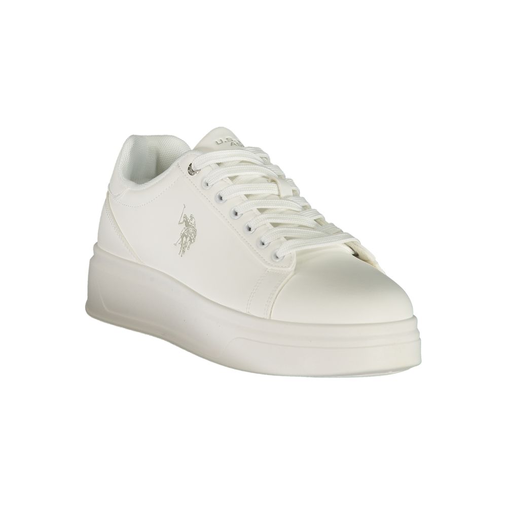 U.S. POLO ASSN. Bianco Polyurethane Uomo Sneaker - White
