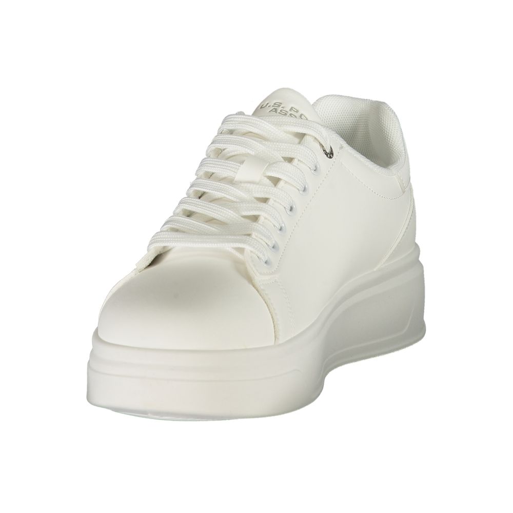 U.S. POLO ASSN. Bianco Polyurethane Uomo Sneaker - White