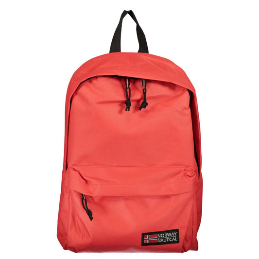 Norway 1963 Red Backpack - Durable Polyester with Adjustable Straps