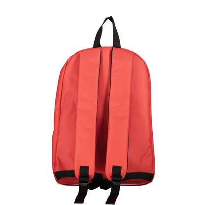 Norway 1963 Red Backpack - Durable Polyester with Adjustable Straps