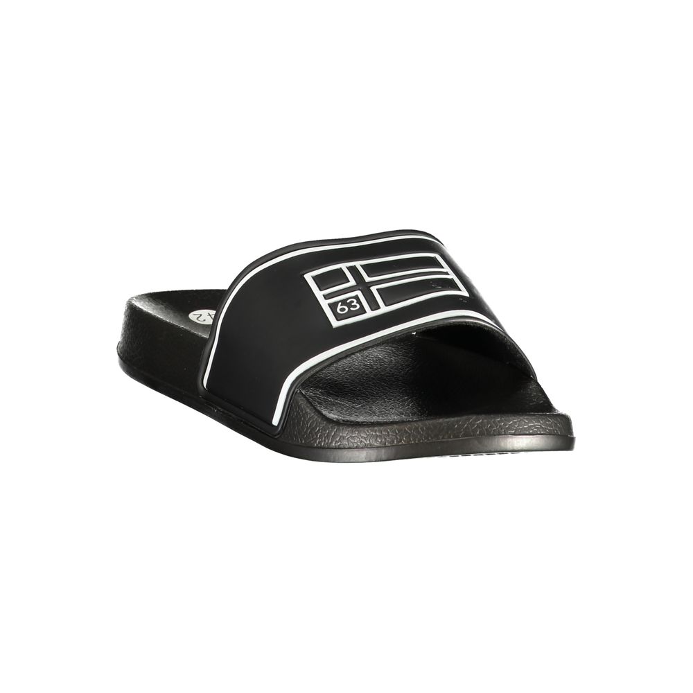 Norway 1963 Black Men's Pool Slide Sandals