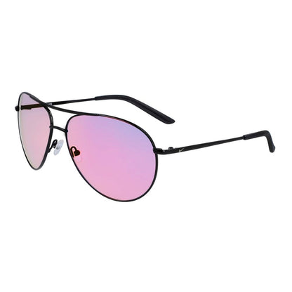 Nike Chance M Black Metal Aviator Sunglasses – Pink Rose Mirrored Lenses