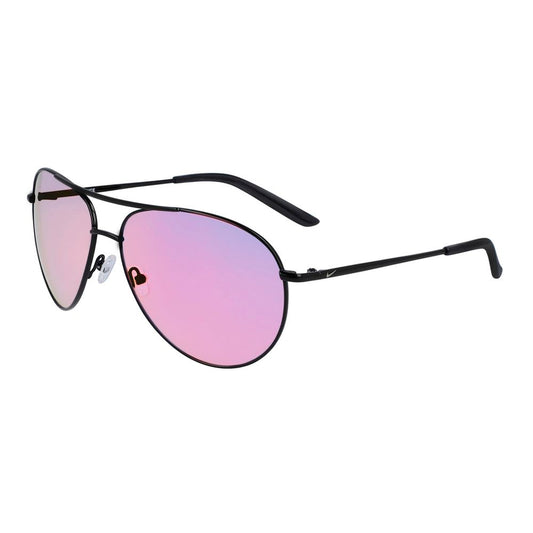 Nike Chance M Black Metal Aviator Sunglasses – Pink Rose Mirrored Lenses