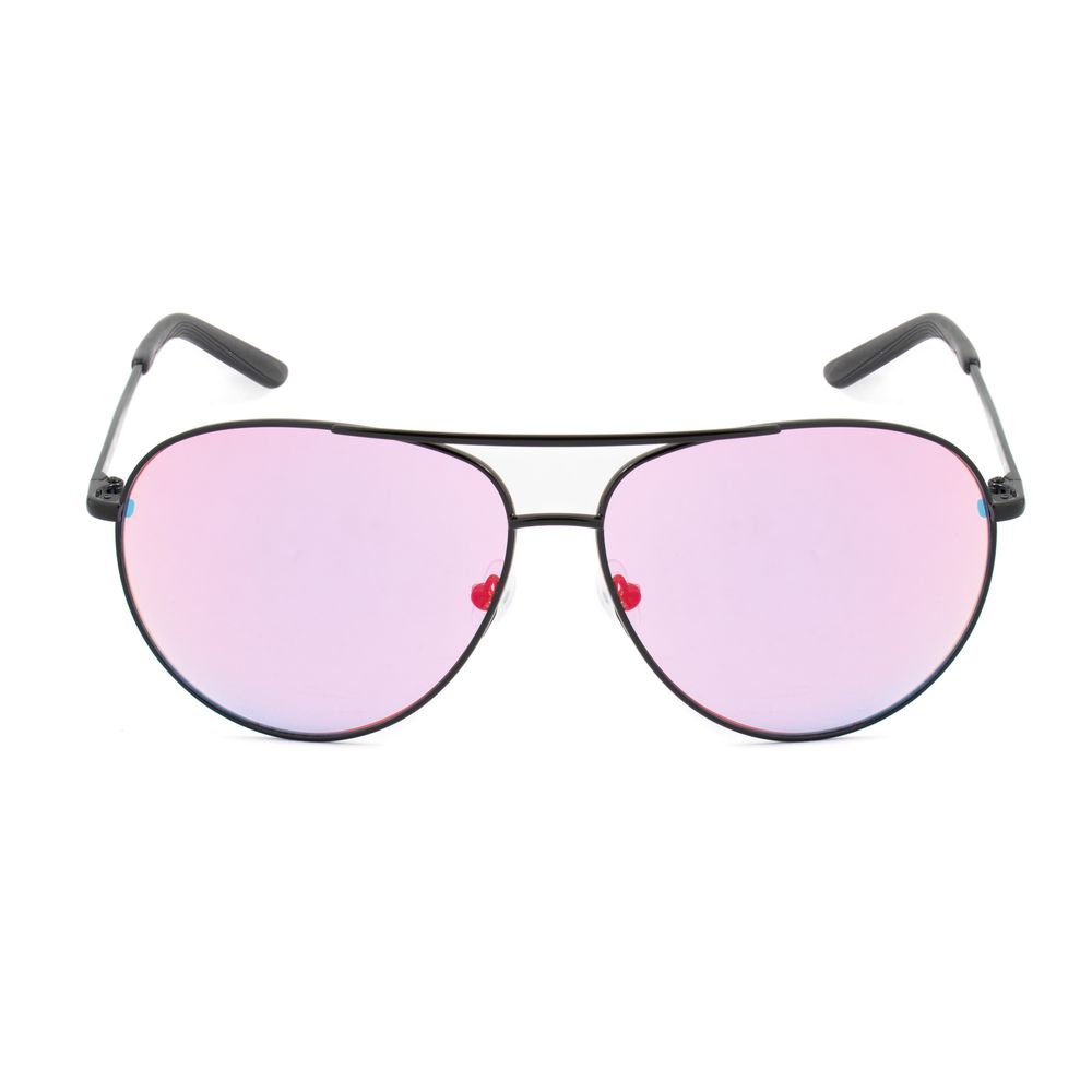 Nike Chance M Black Metal Aviator Sunglasses – Pink Rose Mirrored Lenses