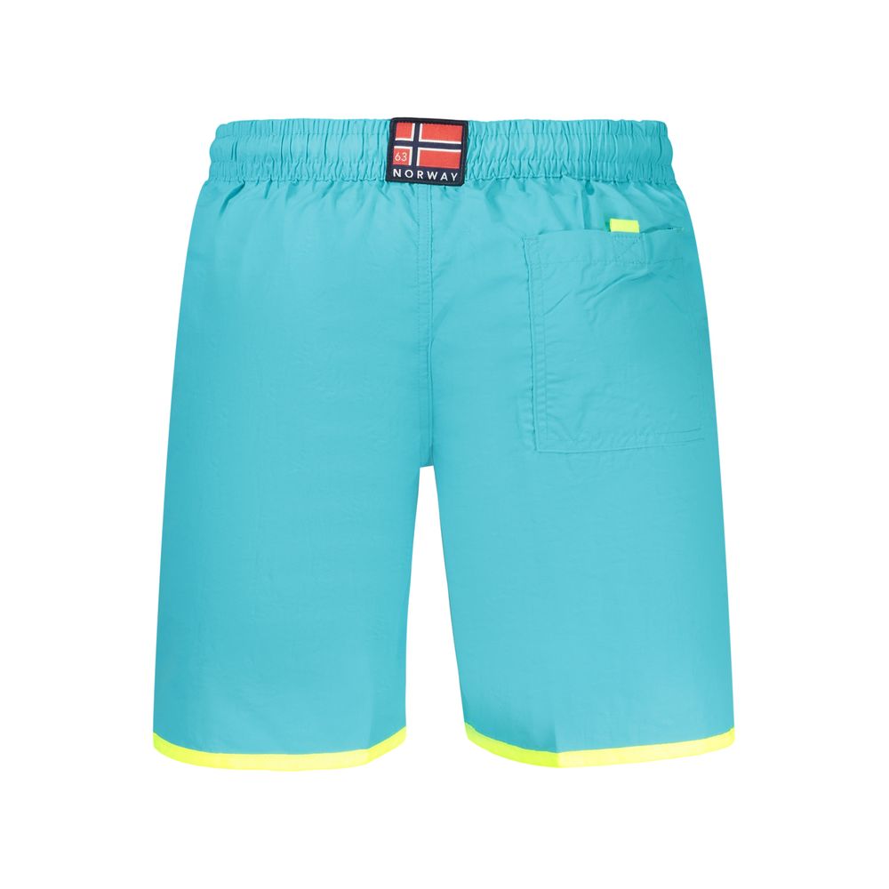 Norway 1963 Turquoise Blue Men's Swim Shorts