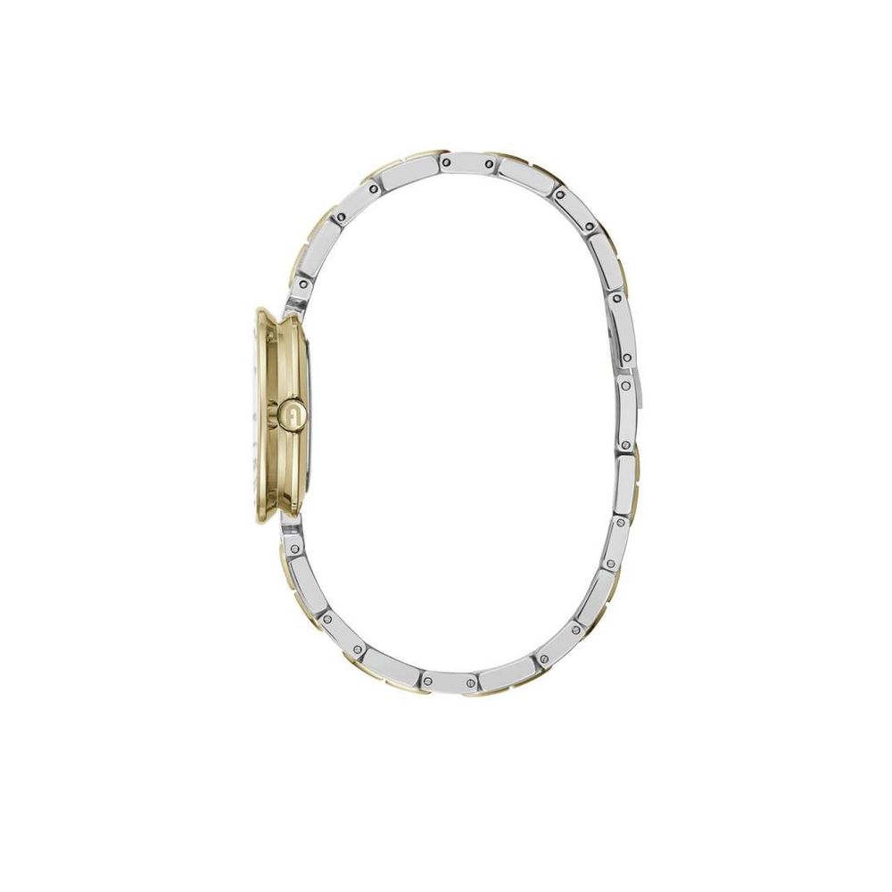 Furla Dress Women's Watch – Grey Steel Bracelet, Gold-Tone Case, 30mm