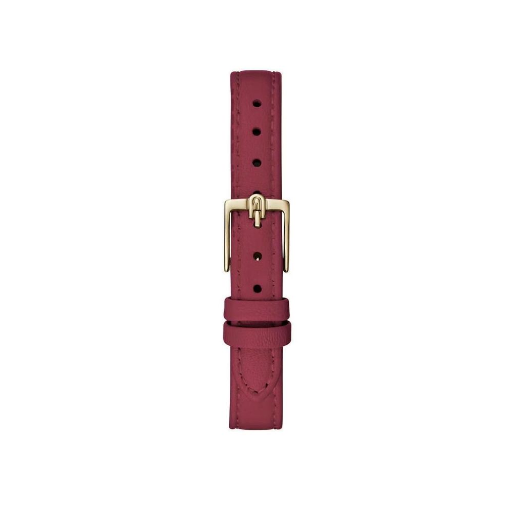Furla Dress Women's Watch – Red Leather Strap, Gold-Tone Case, 32mm