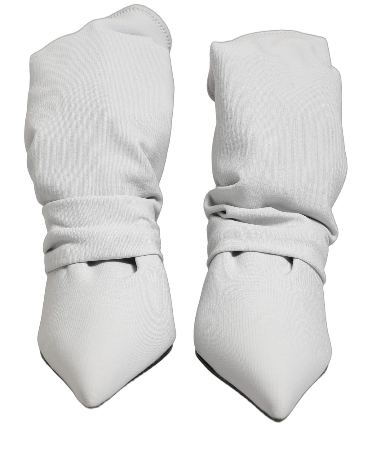 Dolce & Gabbana Gray Stretch Socks Heels Ankle Boots
