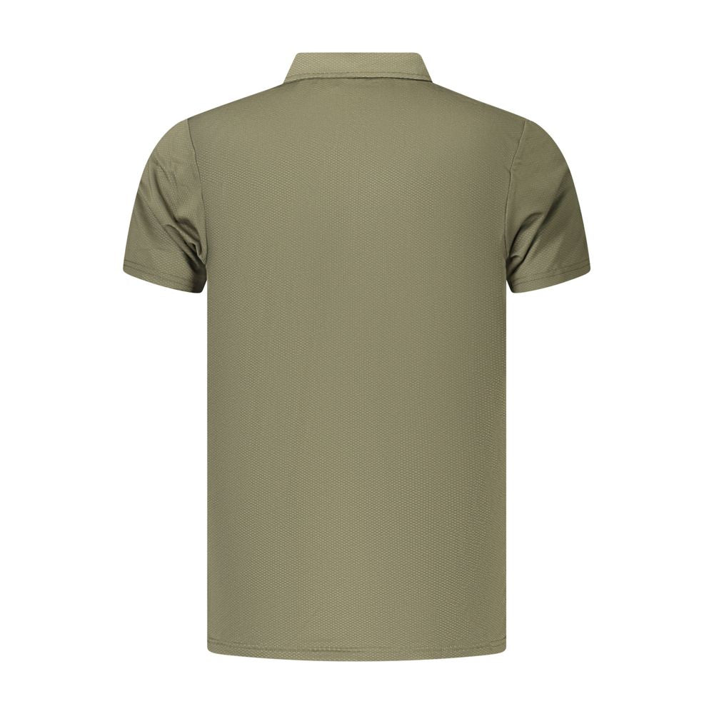 Lotto Green Polyester Polo Shirt for Men