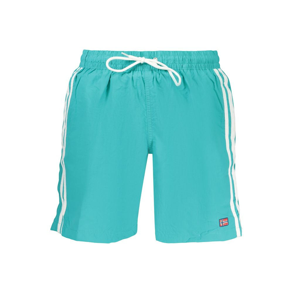Norway 1963 Blue Swim Shorts for Active Men