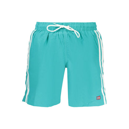 Norway 1963 Blue Swim Shorts for Active Men