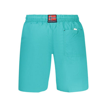 Norway 1963 Blue Swim Shorts for Active Men