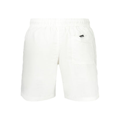 Lotto White Polyamide Men's Swim Boxers