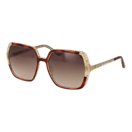 Guess Women’s Sunglasses – Multicolor Square Frame, Brown Gradient Lenses
