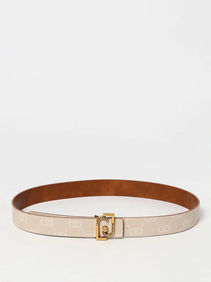 Liu Jo Beige Leather Regular Belt - Size L