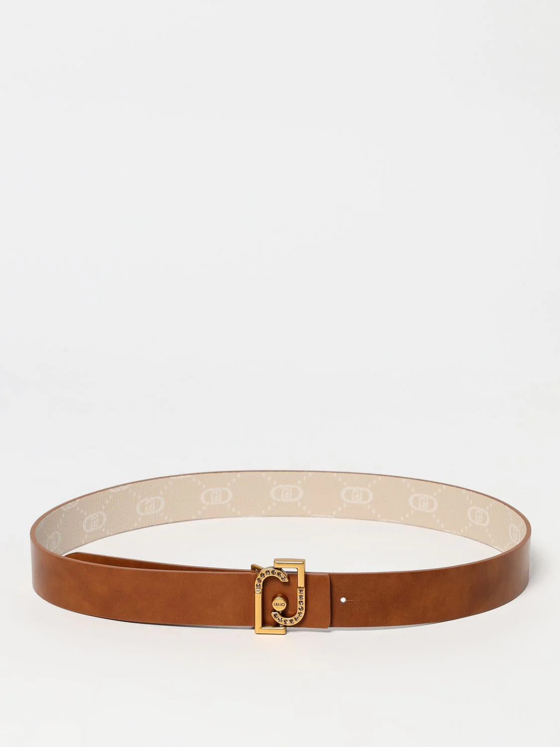 Liu Jo Beige Leather Regular Belt - Size L