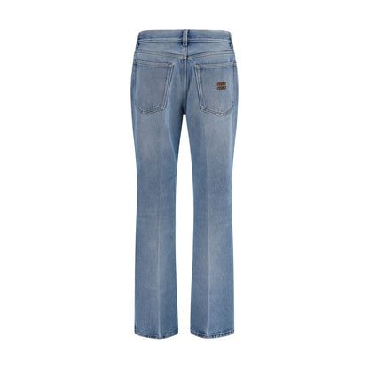 Miu Miu Blue Relaxed Fit Jeans