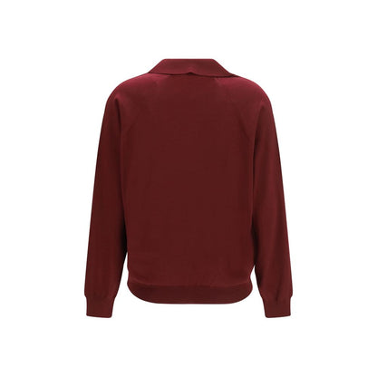 Miu Miu Bordeaux Virgin Wool Cardigan