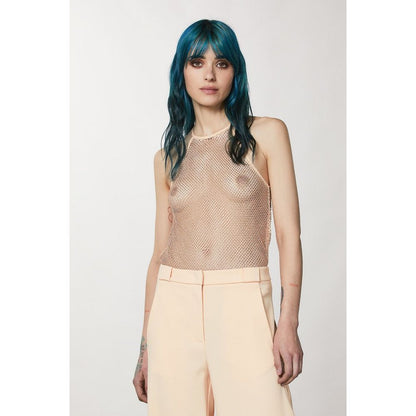 Patrizia Pepe Pink Polyester Tank Top