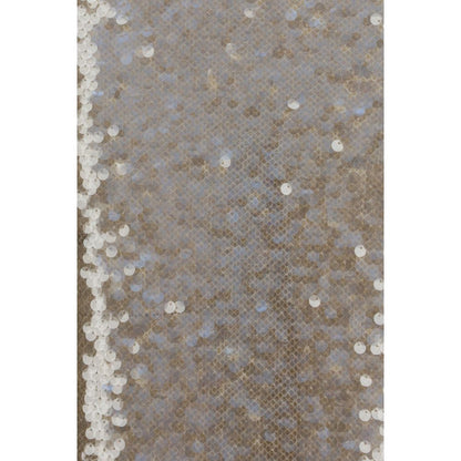 Nissa Gold Nylon Midi Sequin Cocktail Dress IT38 | S