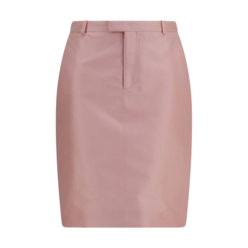 Gucci Pink Silk Faille Skirt