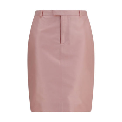 Gucci Pink Silk Faille Skirt