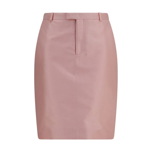 Gucci Pink Silk Faille Skirt