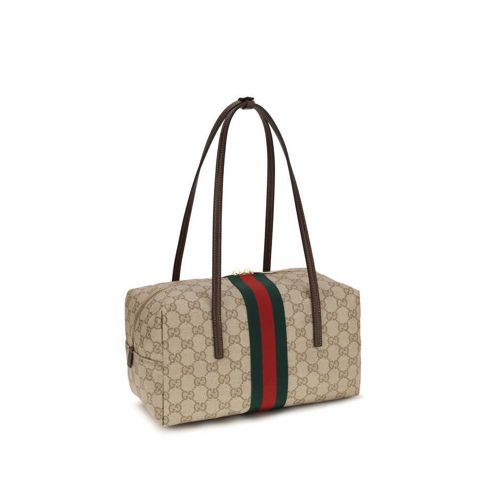 Gucci Beige Medium Boston Melrose Handbag