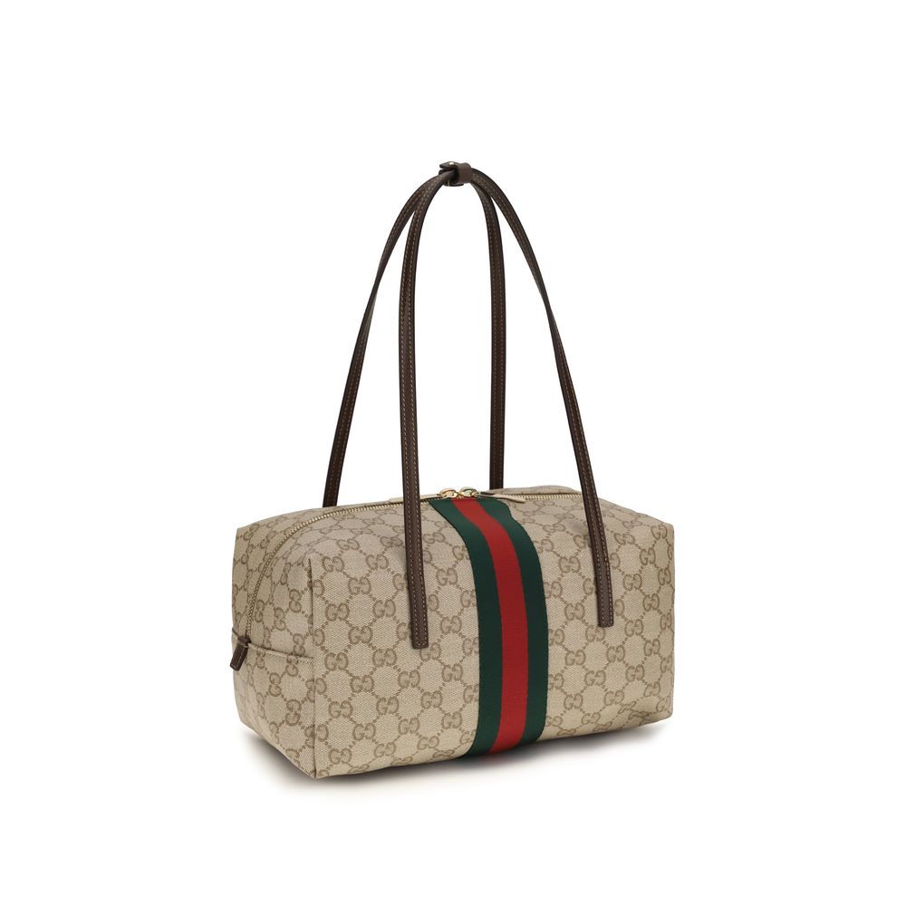 Gucci Beige Medium Boston Melrose Handbag
