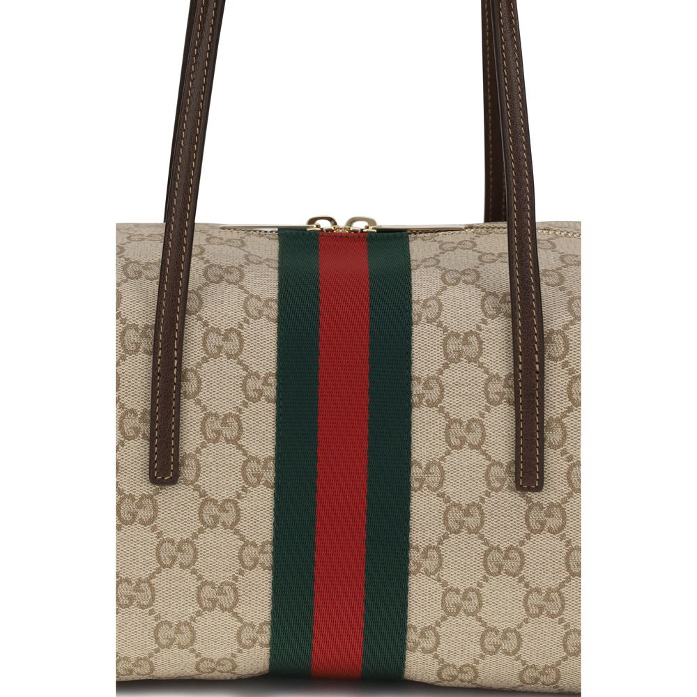 Gucci Beige Medium Boston Melrose Handbag