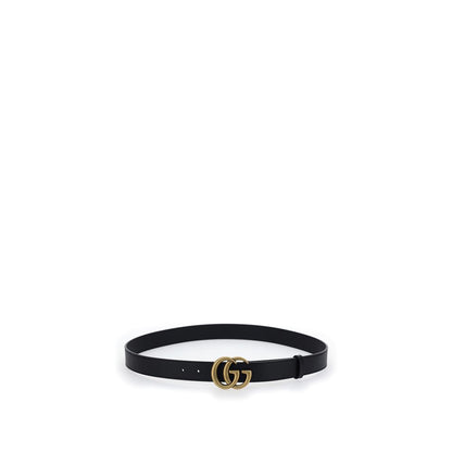 Gucci Black Calf Leather Belt