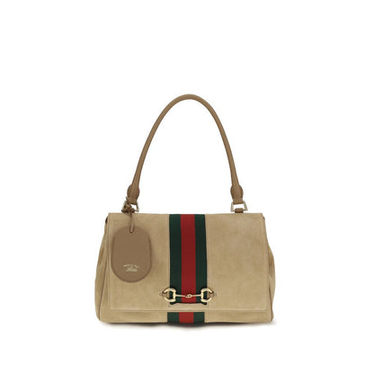 Gucci Beige Calf Leather Medium Paparazzo Handbag