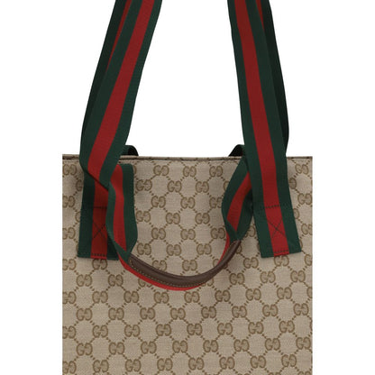 Gucci Beige Small GG Motif Tote Bag