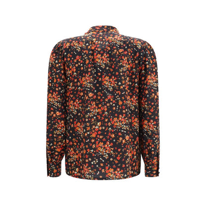Gucci Multicolor Flora Print Silk Shirt