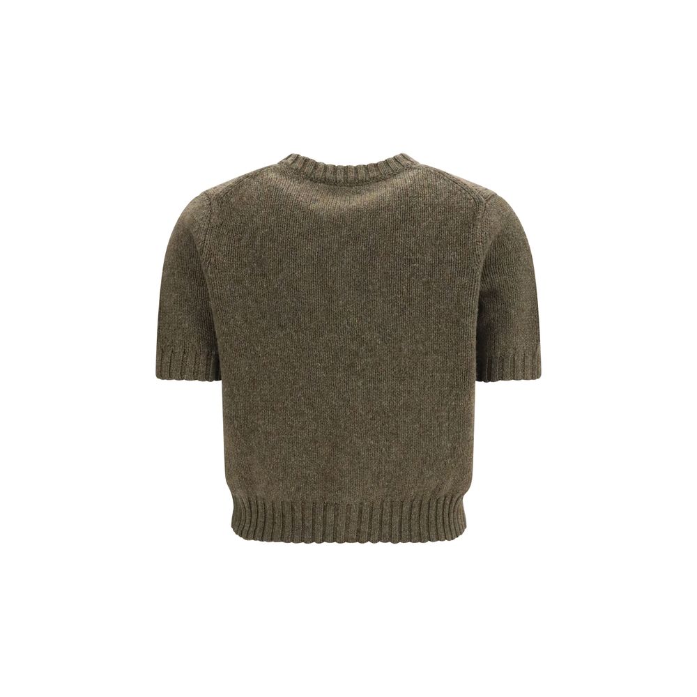 Khaite Bicolor Cashmere Cardigan - Nora Cardigan in Green