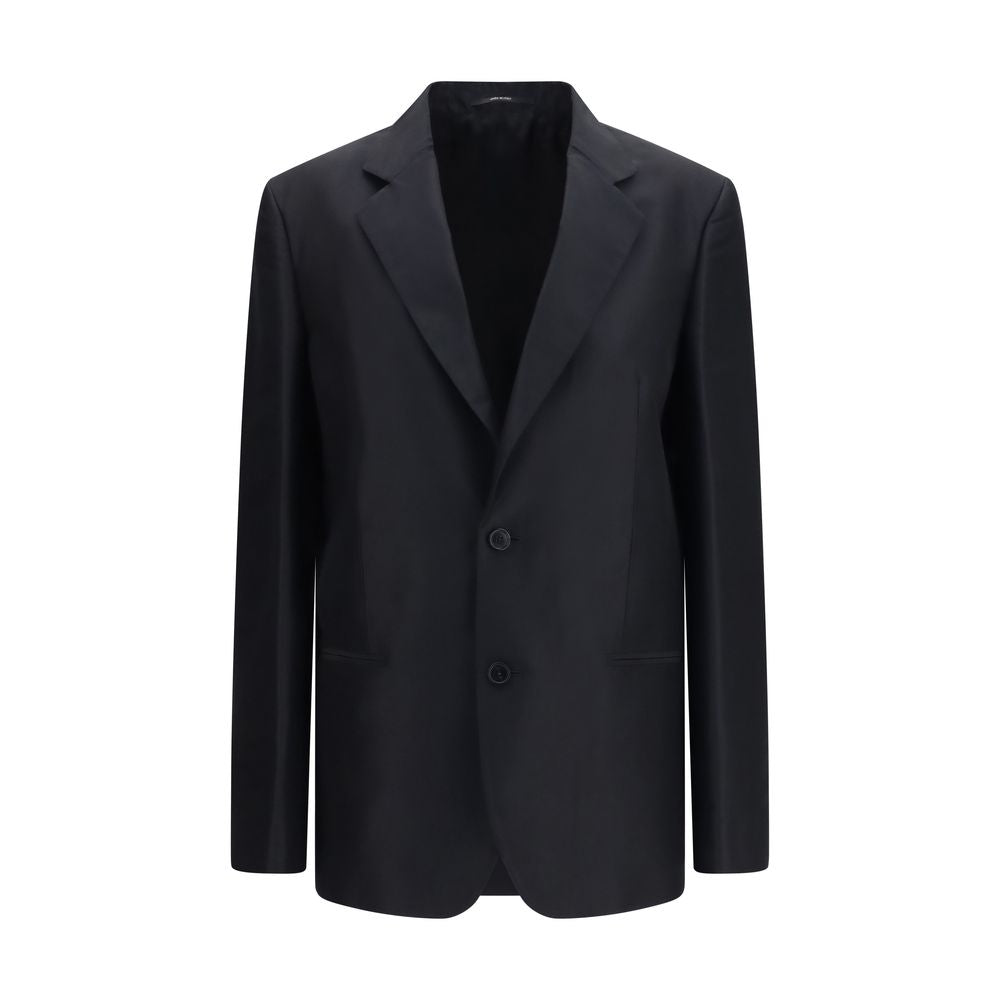 Gucci Black Silk Faille Jacket