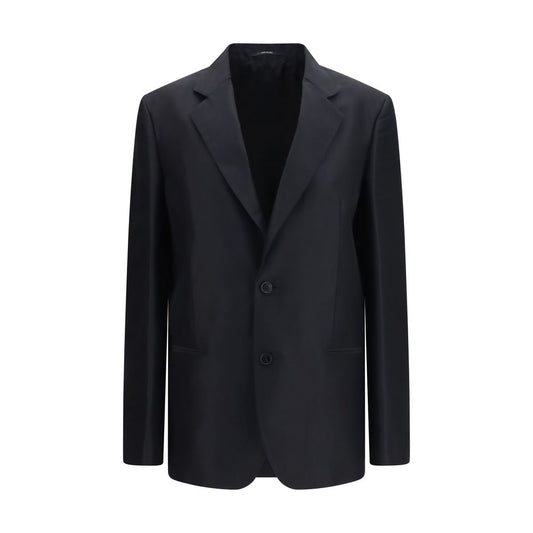 Gucci Black Silk Faille Jacket