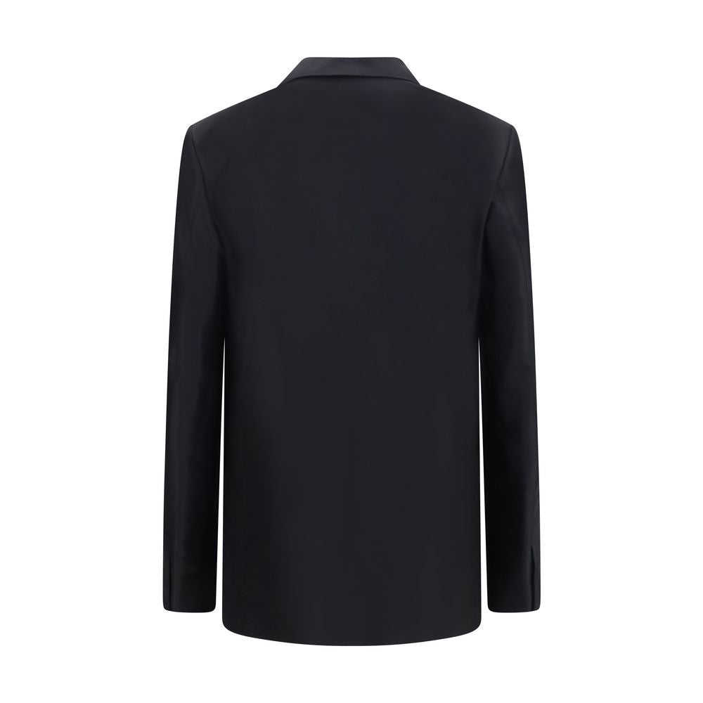 Gucci Black Silk Faille Jacket