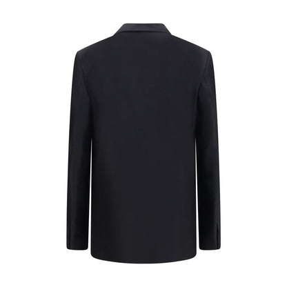 Gucci Black Silk Faille Jacket