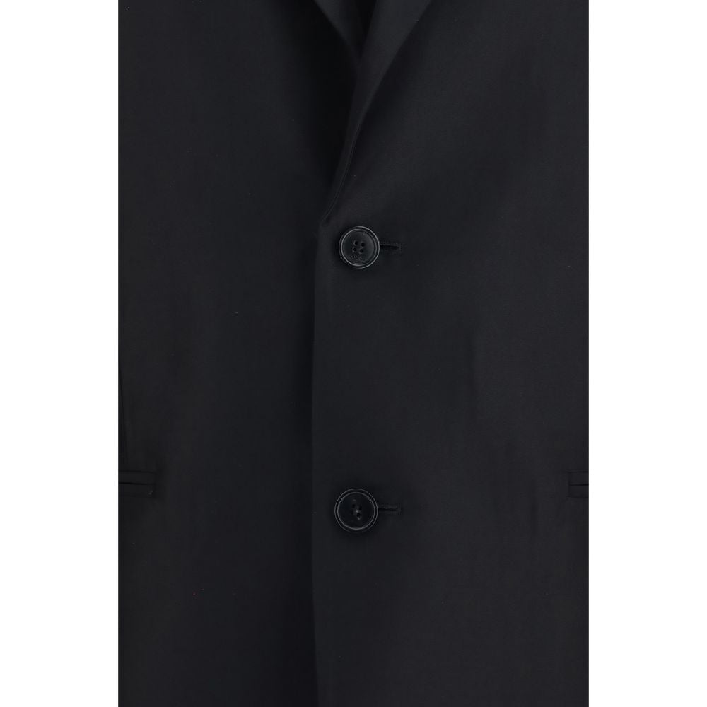 Gucci Black Silk Faille Jacket