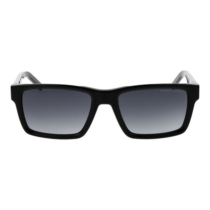 Tommy Hilfiger Men’s Sunglasses – Black Acetate Frame, Grey Gradient Lenses