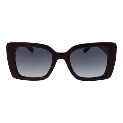 Tommy Hilfiger Women’s Sunglasses – Burgundy Frame, Grey Gradient Lenses