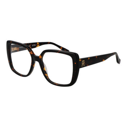 Tommy Hilfiger Women’s Optical Glasses – Brown Butterfly Frame, 53mm