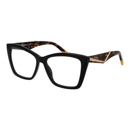 Missoni Women’s Sunglasses – Black Cat Eye Frame, Red Lenses
