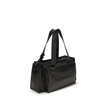 Miu Miu Brown Calf Leather Utilitaire Shoulder Bag