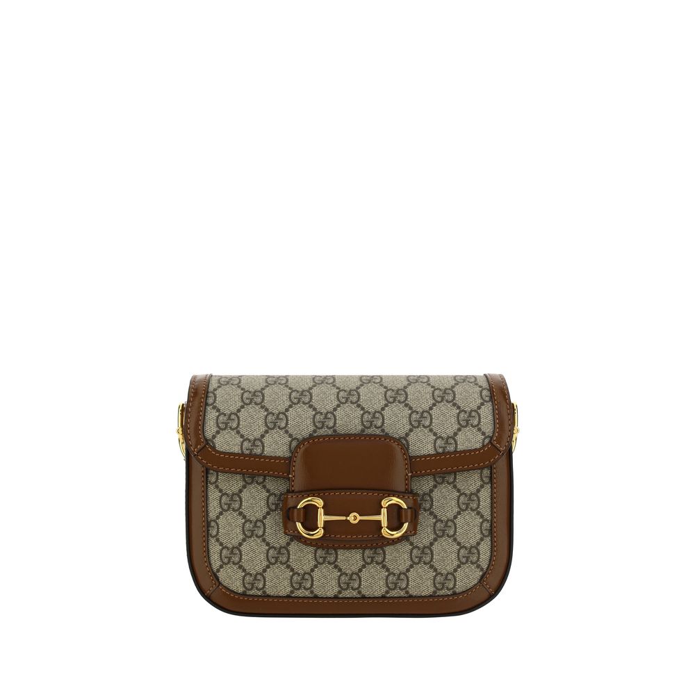 Gucci Brown 1955 Mini Horsebit Shoulder Bag