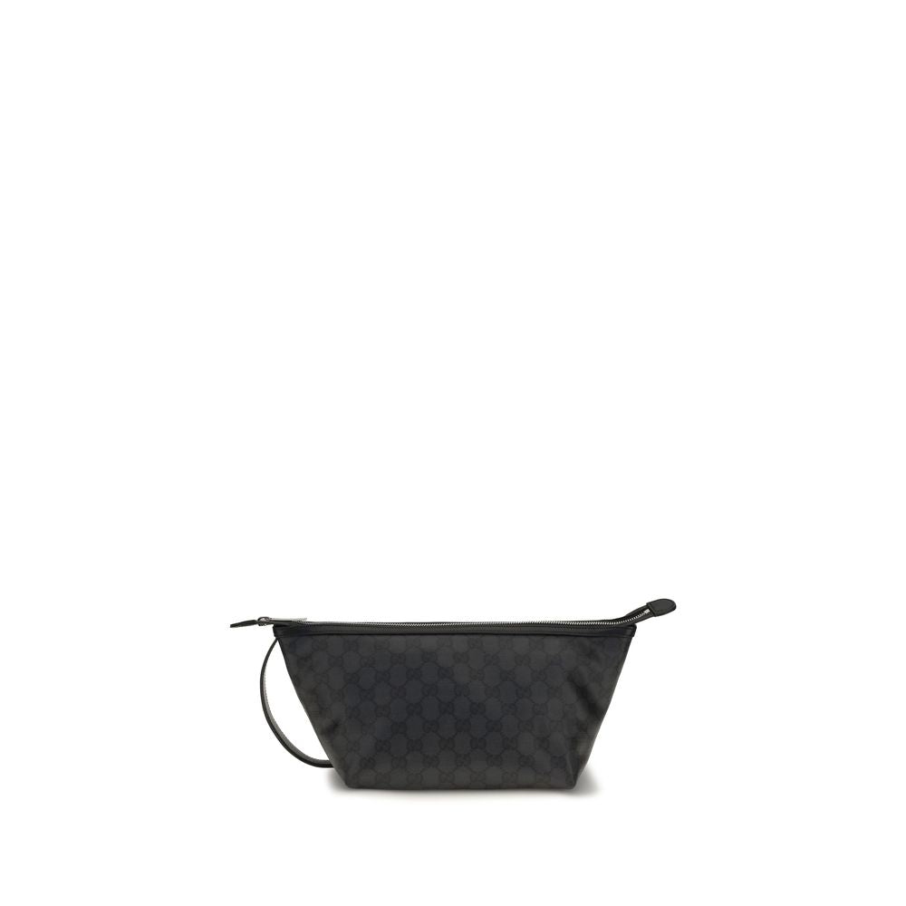 Gucci Black GG Canvas Essence Small Toiletry Bag