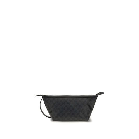 Gucci Black GG Canvas Essence Small Toiletry Bag
