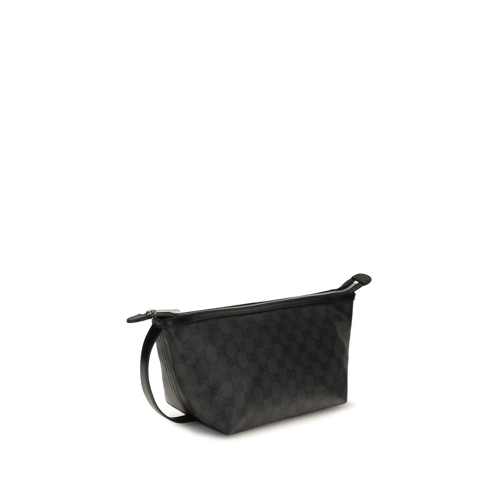 Gucci Black GG Canvas Essence Small Toiletry Bag